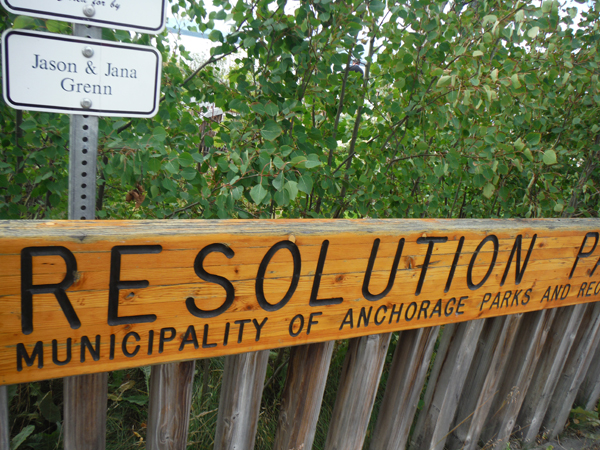 Anchorage sign